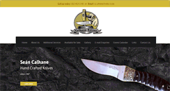 Desktop Screenshot of culhaneknives.co.za